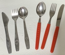 2x Kinderbesteck DDR aus den 70er Jahren