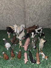 Schleich Sammlung 21 Bauernhof Tiere mit Etikett am Bein
