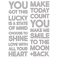 Thinlits Stanzschablonen-Set