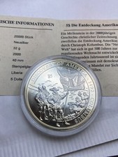 5 Dollar Liberia 2000 Kolumbus