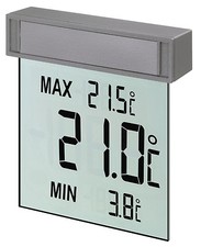 TFA 30.1025 Vision Fensterthermometer selbstklebend außen Temperatur min max