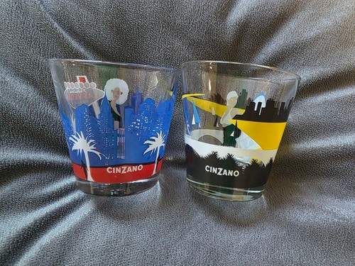 Zwei original cinzano gläser - cinzano,