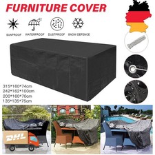Gartentisch Abdeckung Schutzh??lle Garnitur Sitzgruppen Gartenm?bel Abdeckplane.