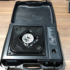 Imex tragbarer Gaskocher 2,2 kW, Gaskocher, Campingkocher mit Koffer, Gebraucht