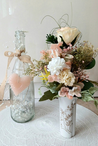Trockenblumenstrauß mit - trockenblumenstrauß,