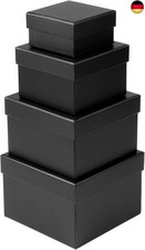 Rechteckige Aufbewahrungsbox mit Deckel Geschenkbox Karton Pappschachteln