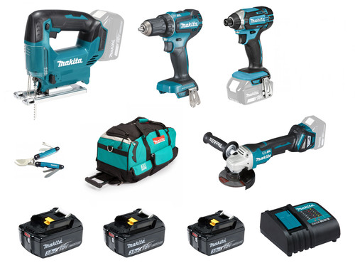 Makita combo set 18v akku - set,