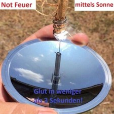 Einklappbarer Parabol Spiegel Outdoor Feuer Anzünder