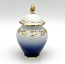 Vintage Deckelvase PM Martinroda Mid Century Deckeldose Porzellan Vase RAR #3062