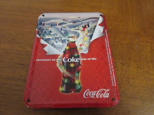 Coca cola miniatur blechschild - coca-cola,