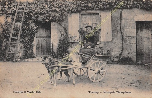 Cpa 41400 thenay messagerie - cpa,