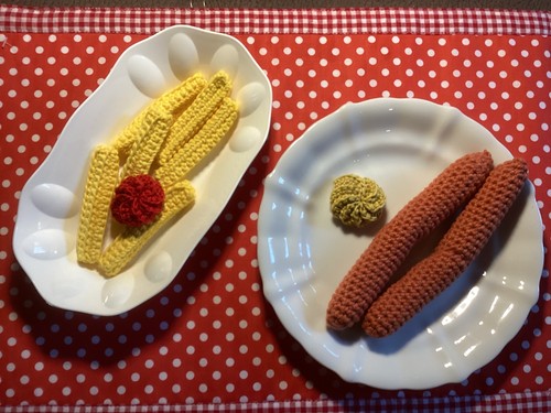 Gehäkeltes set - gehäkeltes,