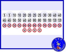 Geschwindigkeits-Aufkleber