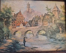 Ölgemälde Besigheim am