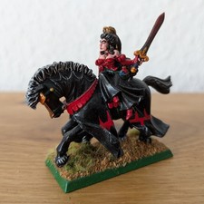 Warhammer Fantasy Vampir Baronin auf Pferd, Metall/Plastik, bemalt