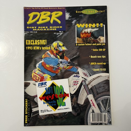 Dirt bike rider dbr oct - bike, 1992