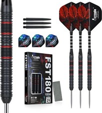 NEU Schwarz Dartpfeile Steel