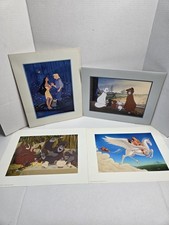 4 Disney Lithograph Lot Tarzan