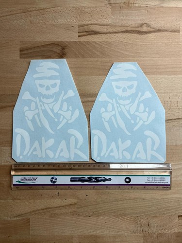 Dakar aufkleber totenkopf - dakar,
