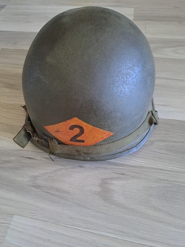 Orig stahlhelm mit - orig., us