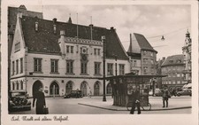 Kiel  Markt mit altem Rathaus