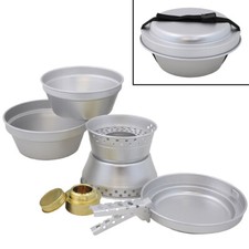 Aluminium Kochset mit