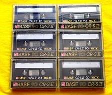 6x BASF CR-S II 90 chromdioxid