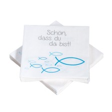 20 Servietten Schön, dass du