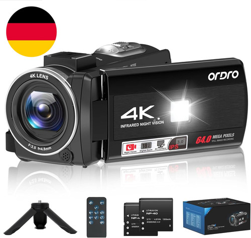Ordro videokamera 64mp - videokamera,