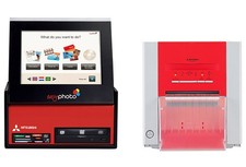 Profi Drucker System Mitsubishi MT1E Station mit 2x CP9550DW-S Farb Fotodrucker