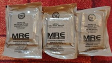 3 US Army meal ready to eat