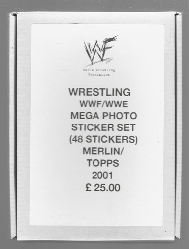 Vintage merlin topps 2001 wwf - merlin/topps,