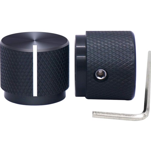 Aluminium drehknopf - aluminium,