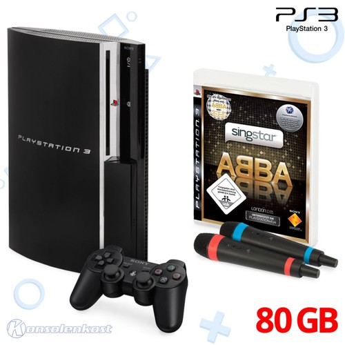 Ps3 konsole 80gb schwarz - ps3, +