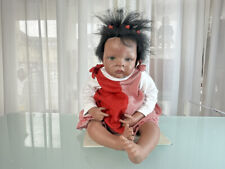 Künstlerpuppe Waltraud Hanl Vinyl Puppe 50 cm. Top Zustand 