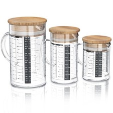 Arendo Messbecher Set Glas