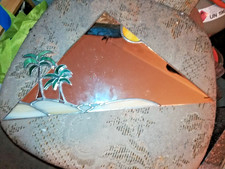 Spiegel Tiffany Glas Pyramide