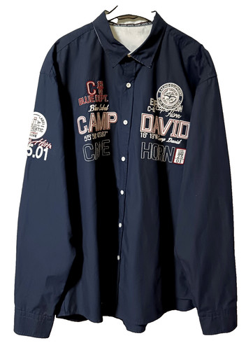 Neuwertiges hemd camp david - hemd,