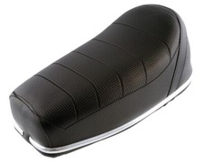 Sitzbank Sattel Fahrer Sitz mit Bezug Carbon Look Mofa Moped ZÜNDAPP KREIDLER