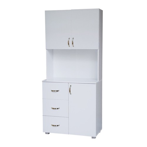 Küchenschrank weiß blanca - weiß,