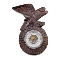 antikes  BAROMETER ° Holz