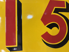 seltenes Shell Emailschild 350