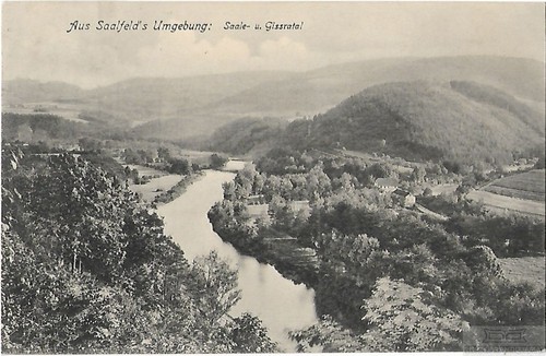 Aus saalfelds umgebung - ak,