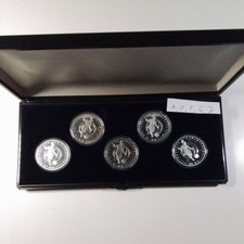 BRD 5 x 10 Euro Silber