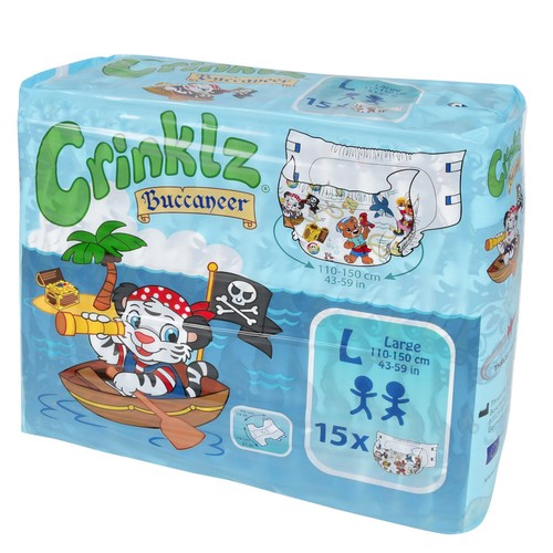 Crinklz buccaneer windeln mit - buccaneer,
