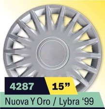 4 RADKAPPEN RADZIERBLENDEN 15"