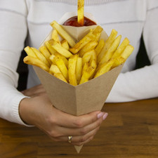 Pommes-Spitztüten aus Papier