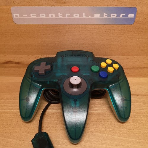 N64 controller clear blue - n64,