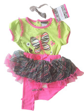 Baby Mädchen Kleid 3teilig