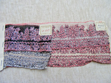 Borte Band alt vintage weiß Plauen Spitze DIY Spitzenbordüre Bordüre Musterband